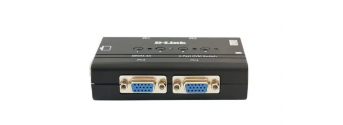 D‑Link DKVM‑4K - компактное управление четырьмя ПК с одной консоли